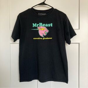 Mr Beast Boy’s Black Shirt, Size Youth XL